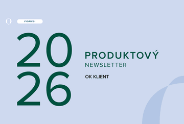 Produktový newsletter 1/2026